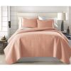 Twin/Twin XL Lightweight Blush Ultra Soft 2-Piece Microfiber Quilt Set