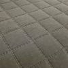 Full/Queen 3 Piece Cotton Faded Stone Washed Lightweight Quilt Set Green