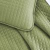 Full/Queen Lightweight Sage Ultra Soft 3-Piece Microfiber Quilt Set