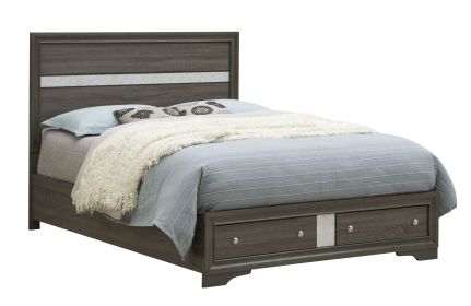 Madrid G02350B-QB Queen Bed , Black