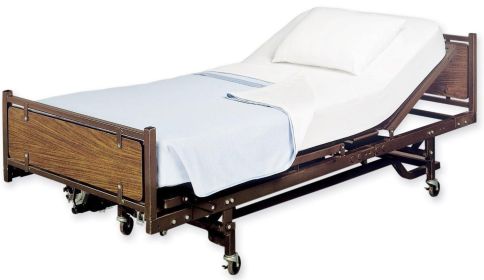 Fitted Hospital Bed Sheets Cotton Fitted Sheet with 200 Thread Count Soft Standard Sheets for Hospital Bed Size 36 x 80 x 9 inch