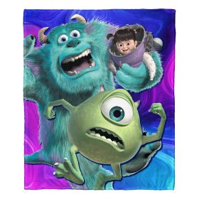 Monsters Inc.; Monster Run Silk Touch Throw Blanket; 50" x 60"
