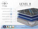 Restonic Comfort Care 14" Hybrid Mattress, Individual Pocketed Coil Mattress , Medium Comfort, King