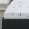 8-Inch Dual Layer Memory Foam Mattress with Bamboo Infused Cover - Queen