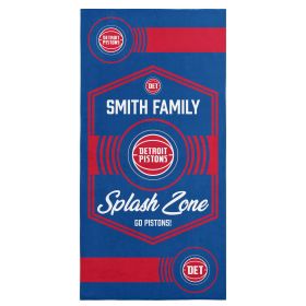 NBA Detroit Pistons Dominion Personalized Beach Towel 30×60 Inches