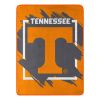 TENNESSEE OFFICIAL NCAA "Halftone" Micro Raschel Throw Blanket; 46" x 60"