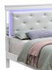 Verona G6790C-QB3 Queen Bed , Silver Champagne