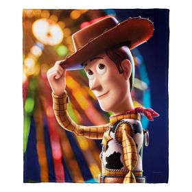 Toy Story; Woody Bright Silk Touch Throw Blanket; 50" x 60"