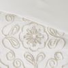 3 Piece Tufted Cotton Chenille Duvet Cover Set