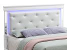 Verona G6790C-QB3 Queen Bed , Silver Champagne