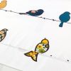 Floral Birds on Wire Soft Polyester 6 Piece Sheet Set