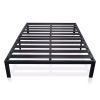 Metal Platform Bed Frame with Heavy Duty Slats