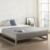 Modern Low Profile Heavy Duty Metal Platform Bed Frame