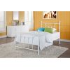 Metal Platform Bed with Headboard and Footboard