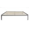 Luna Metal Platform Bed Frame with Wood Slats