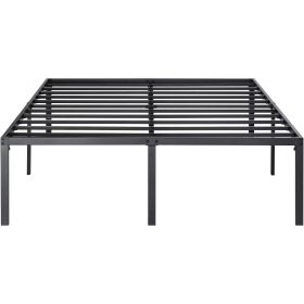 18-inch Metal Platform Bed Frame with Under-Bed Storage Space (size: Queen)