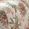 Cotton Coastal Palm Tree Floral 3 Piece Reversible Quilt Set