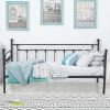 Classic Black Metal Daybed Frame