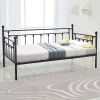 Classic Black Metal Daybed Frame