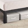 Metal Platform Bed Frame with 3.86 inch Wide Heavy Duty Steel Slats