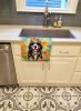 Bernese Mountain Dog Hippie Dawg Kitchen Towel Dish Cloths Guest Hand Towel Decorative Bathroom Towel for Face,Tea, Dishcloth, Kitchen and Bath