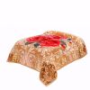Heavy Plush Soft King Size Blankets, Mink Velvet Fleece Blanket - Printed Raschel Bed Blanket, Thick Raschel Printed Mink Blanket For Bed, Home