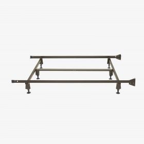 Steel Metal Bed Frame with Bolt-on Headboard Brackets (size: twin/twin xl)