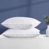 Set of 2 Machine Washable Down Feather Blend Pillow