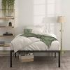 18-inch High Metal Platform Bed Frame with Under-bed Storage Space