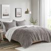 Reversible Soft Sherpa Faux Fur 2-Piece Comforter Set