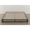 6-inch Low Profile Metal Platform Bed Frame with Wooden Slats