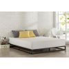 6-inch Low Profile Metal Platform Bed Frame with Wooden Slats