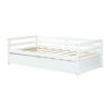 Dorm Style Trundle Daybed Platform Bed Frame