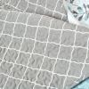Floral Lightweight Thin Polyester Fabric 3-Piece Quilt Set
