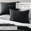 Microfiber Pleated Soft Washed Comforter Set