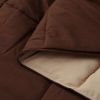 Traditional Microfiber Reversible 3 Piece Comforter Set