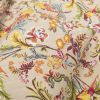 3 Piece Peacock Birds Floral Lightweight Polyester Quilt Set Tan