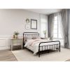 Bed Frame with Rounded Headboard Footboard