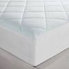 Washable Quilted Mattress Pad with Elastic Fitted Skirt