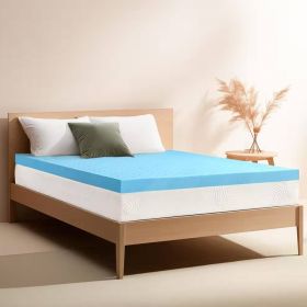 3-inch Thick High Density Memory Foam Mattress Topper (size: Full)