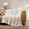Lightweight 100-Percent Cotton Reversible Knit Blanket