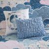 Kids Unicorn Clouds Quilt Coverlet Bedspread Set