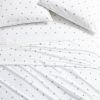 Coastal Beach Starfish White 100-Percent Cotton Sheet Set