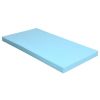 3-inch Thick Gel-Infused Air Foam Mattress Topper in Light Blue