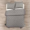 Soft Pleated Cotton 3 Piece Comforter Set
