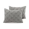 Soft Pleated Cotton 3 Piece Comforter Set