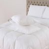 Cotton Bed Pillow with Down Alternative Polyester Fiber Fill