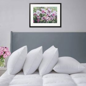 Set of 4 - Down Alternative Pillows - Machine Washable (size: King)