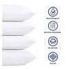 Set of 4 - Down Alternative Pillows - Machine Washable