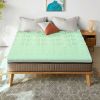 3-inch Thick Green Ergonomic Breathable Air Foam Mattress Topper